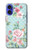 S3494 Vintage Rose Polka Dot Case For iPhone 16