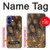 S3691 Gold Peacock Feather Case For iPhone 16