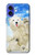 S3794 Arctic Polar Bear and Seal Paint Case For iPhone 16