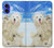 S3794 Arctic Polar Bear and Seal Paint Case For iPhone 16