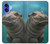 S3871 Cute Baby Hippo Hippopotamus Case For iPhone 16