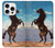 S0934 Wild Black Horse Case For iPhone 16 pro