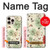 S2179 Flower Floral Vintage Art Pattern Case For iPhone 16 pro