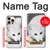 S2569 White Arctic Fox Case For iPhone 16 pro