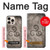 S2892 Triskele Symbol Stone Texture Case For iPhone 16 pro