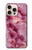 S3052 Pink Marble Graphic Printed Case For iPhone 16 pro