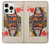 S3429 Queen Hearts Card Case For iPhone 16 pro