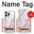 S3482 Soft Pink Marble Graphic Print Case For iPhone 16 pro