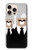 S3557 Bear in Black Suit Case For iPhone 16 pro