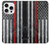 S3687 Firefighter Thin Red Line American Flag Case For iPhone 16 pro