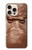 S3940 Leather Mad Face Graphic Paint Case For iPhone 16 pro