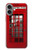 S0058 British Red Telephone Box Case For iPhone 16 plus