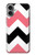 S1849 Pink Black Chevron Zigzag Case For iPhone 16 plus