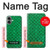 S2704 Green Fish Scale Pattern Graphic Case For iPhone 16 plus