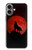 S2955 Wolf Howling Red Moon Case For iPhone 16 plus