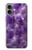 S3713 Purple Quartz Amethyst Graphic Printed Case For iPhone 16 plus