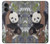 S3793 Cute Baby Panda Snow Painting Case For iPhone 16 plus