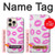 S2214 Pink Lips Kisses Case For iPhone 16 pro max