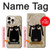 S2826 Cute Cartoon Unsleep Black Sheep Case For iPhone 16 pro max