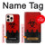 S2917 Biohazards Virus Red Alert Case For iPhone 16 pro max