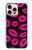 S2933 Pink Lips Kisses on Black Case For iPhone 16 pro max