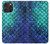 S3047 Green Mermaid Fish Scale Case For iPhone 16 pro max