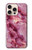 S3052 Pink Marble Graphic Printed Case For iPhone 16 pro max