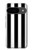 S2297 Black and White Vertical Stripes Case For Google Pixel 9