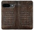 S2850 Brown Skin Alligator Graphic Printed Case For Google Pixel 9