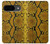 S3365 Yellow Python Skin Graphic Print Case For Google Pixel 9