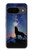 S3555 Wolf Howling Million Star Case For Google Pixel 9