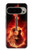 S0415 Fire Guitar Burn Case For Google Pixel 9 Pro