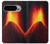 S0745 Volcano Lava Case For Google Pixel 9 Pro
