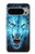 S0752 Blue Fire Grim Wolf Case For Google Pixel 9 Pro