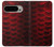 S2879 Red Arowana Fish Scale Case For Google Pixel 9 Pro