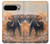 S1292 Dusty Elephant Egrets Case For Google Pixel 9 Pro XL