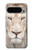 S2399 White Lion Face Case For Google Pixel 9 Pro XL