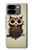 S0360 Coffee Owl Case For Google Pixel 9 Pro Fold
