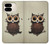 S0360 Coffee Owl Case For Google Pixel 9 Pro Fold