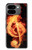 S0493 Music Note Burn Case For Google Pixel 9 Pro Fold
