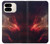 S3897 Red Nebula Space Case For Google Pixel 9 Pro Fold