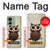 S0360 Coffee Owl Case For Motorola Edge (2023), Edge 40