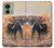 S1292 Dusty Elephant Egrets Case For Motorola Edge (2023), Edge 40