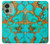 S2688 Aqua Copper Turquoise Gemstone Graphic Case For Motorola Edge (2023), Edge 40