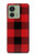 S2931 Red Buffalo Check Pattern Case For Motorola Edge (2023), Edge 40