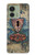 S3955 Vintage Keyhole Weather Door Case For Motorola Edge (2023), Edge 40