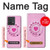 S2847 Pink Retro Rotary Phone Case For Motorola Edge 40 Neo