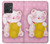 S3025 Pink Maneki Neko Lucky Cat Case For Motorola Edge 40 Neo