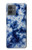 S3439 Fabric Indigo Tie Dye Case For Motorola Moto G14