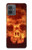 S3881 Fire Skull Case For Motorola Moto G14